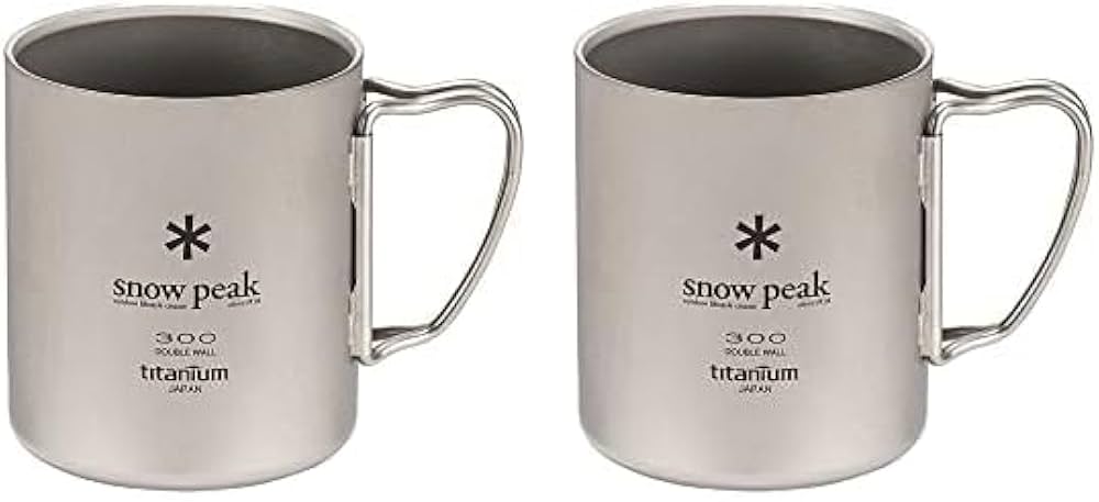 Amazon | Snow Peak(スノーピーク) (snow peak) チタンダブルマグ 300