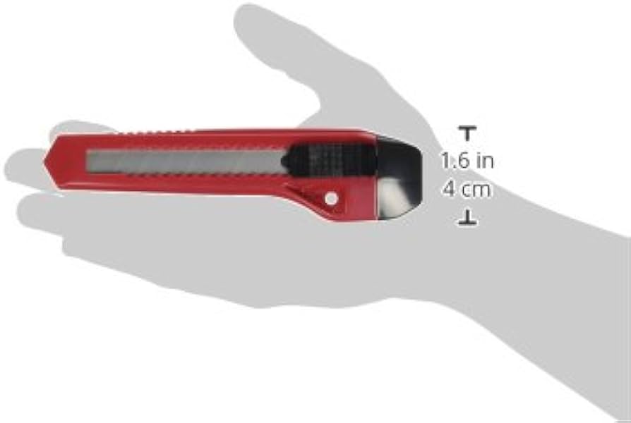 Hyde Tools 42047 Snap-Off Retractable Blade Utility Knife with