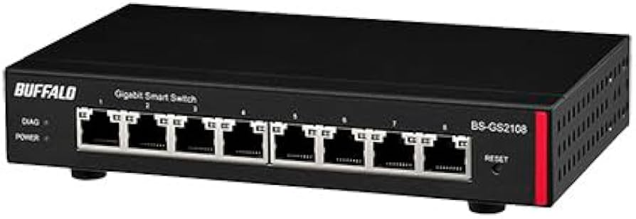 Amazon.co.jp: Buffalo BS-GS21シリーズ BS-GS2108 ブラック