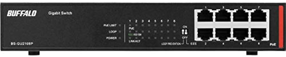 Amazon | バッファロー BS-GU2108P 法人向け Giga対応 Layer2