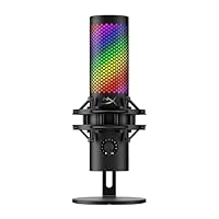 Amazon | HyperX QuadCast S スタンドアロンマイク RGBライティング