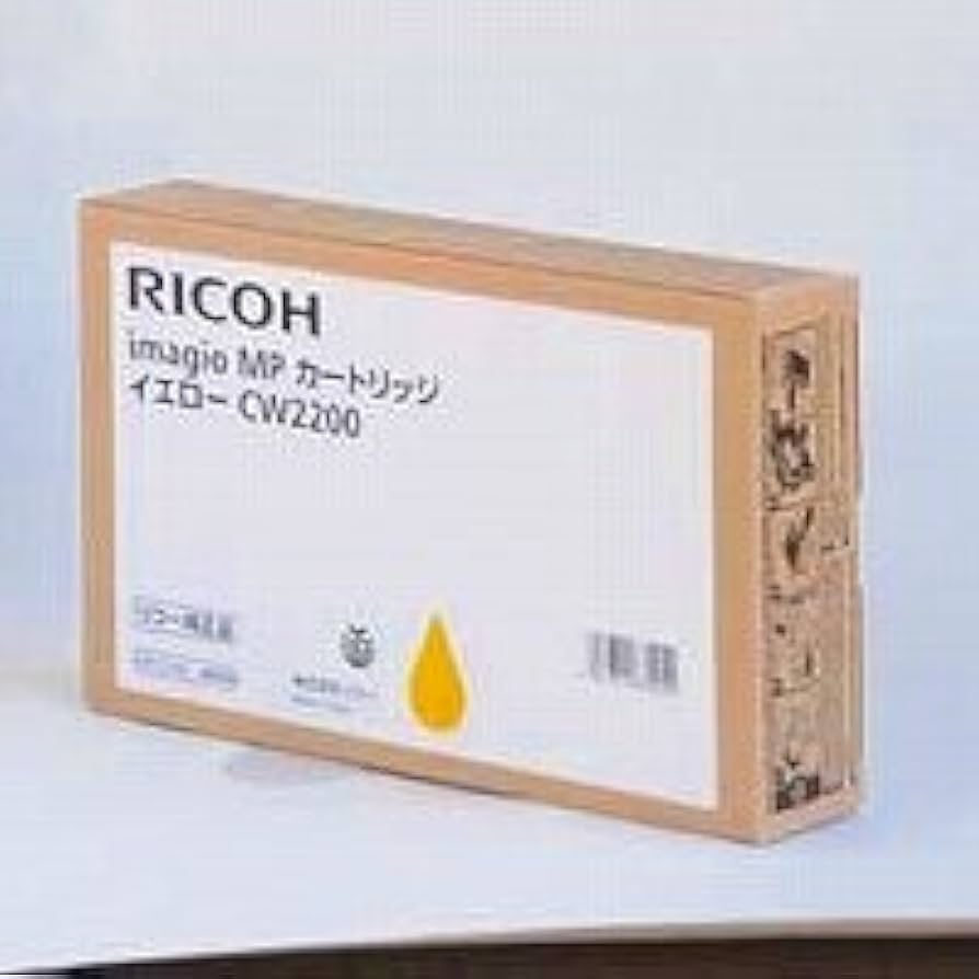 Amazon.co.jp: RICOH RICOH MP ｶｰﾄﾘｯｼﾞCW2200 600206 ｲｴﾛｰ