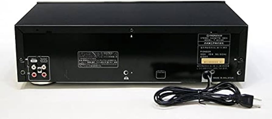 Amazon.co.jp: PIONEER パイオニア T-W01AR ダブルカセットデッキ