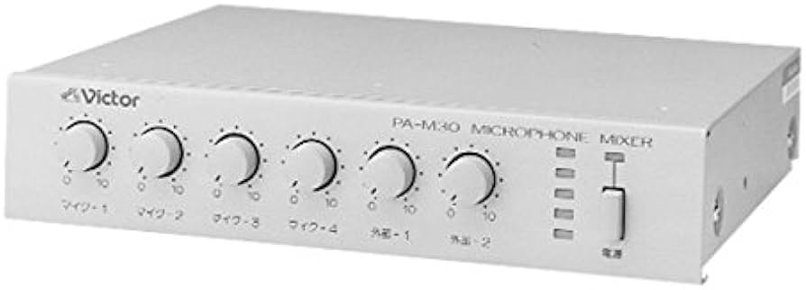 Amazon.co.jp: JVC ケンウッド ビクター マイクロホンミキサー PA-M30