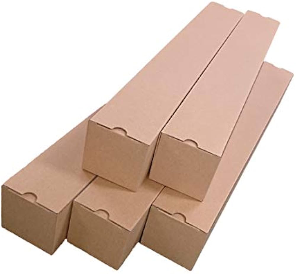 Amazon.co.jp: ポスター用 ダンボールケース A1サイズ対応 5枚セット