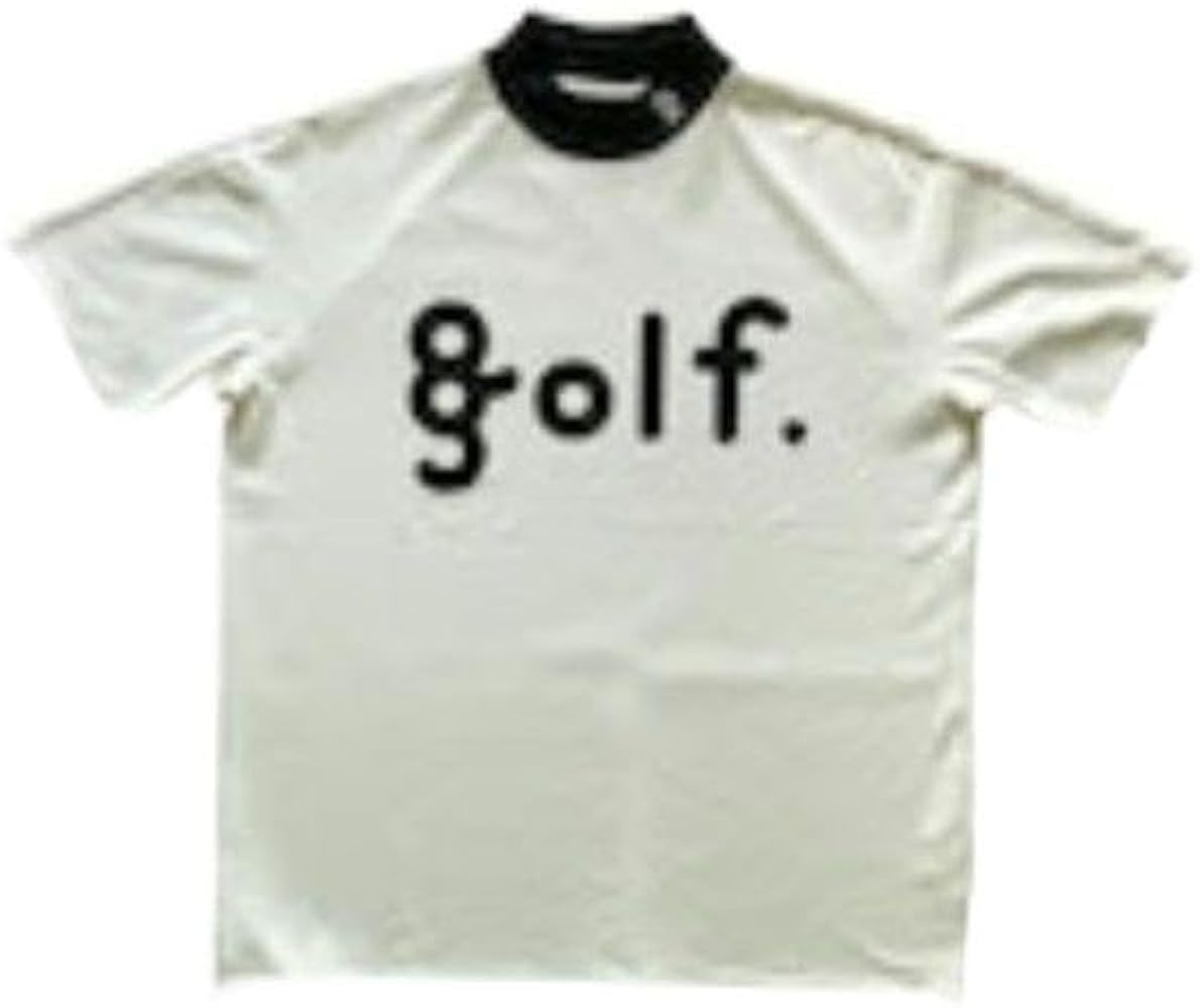 Amazon.co.jp: 8G SHOOT ロゴプリント モックネック ゴルフ ウェア XL