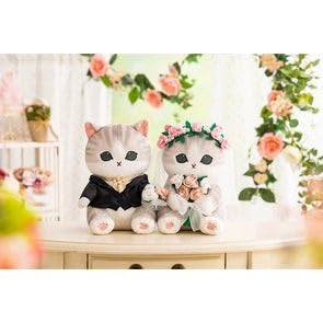 Amazon.co.jp: mofusand にゃんこのウエディングペアぬいぐるみ 花嫁