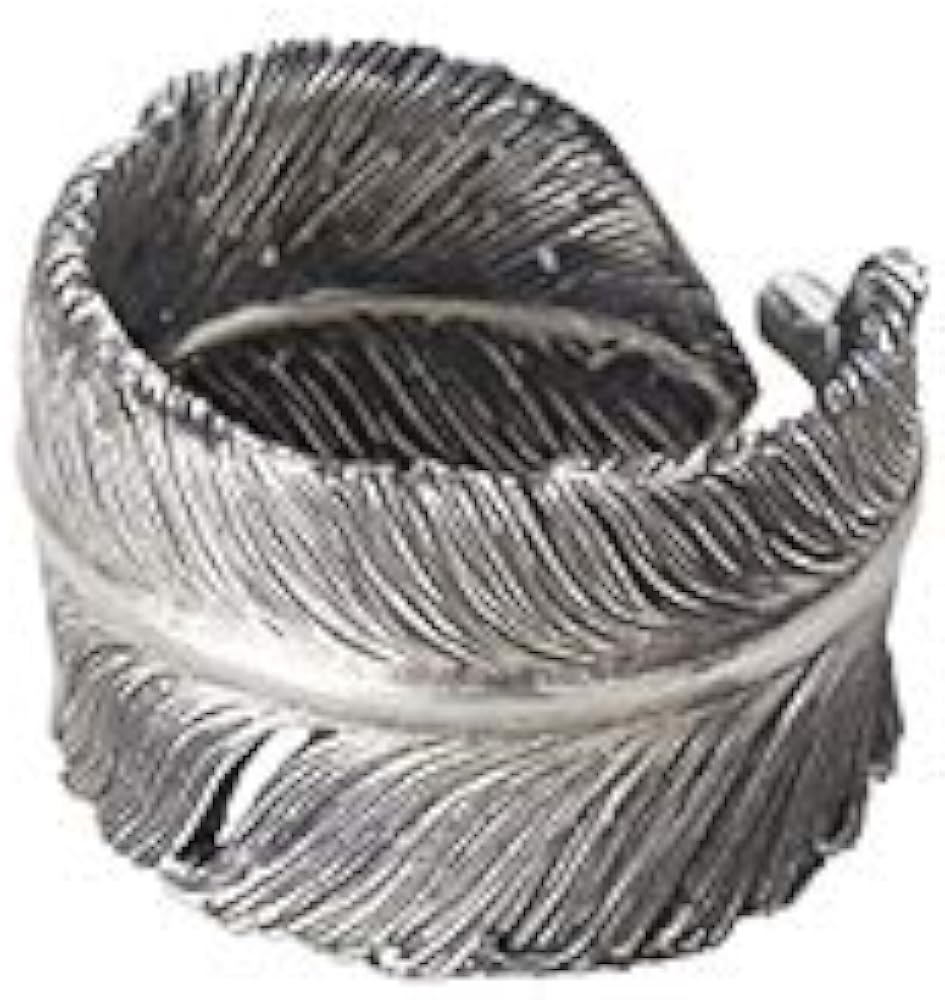 Amazon | [SAAD] サード フェザーモチーフ シルバー925リング/指輪（25