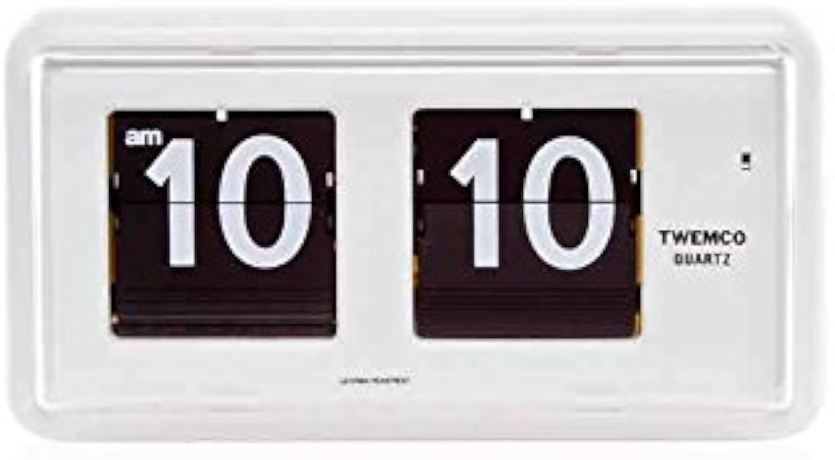 Amazon.co.jp: TWEMCO トゥエンコ QT-30 インテリアクロック ホワイト