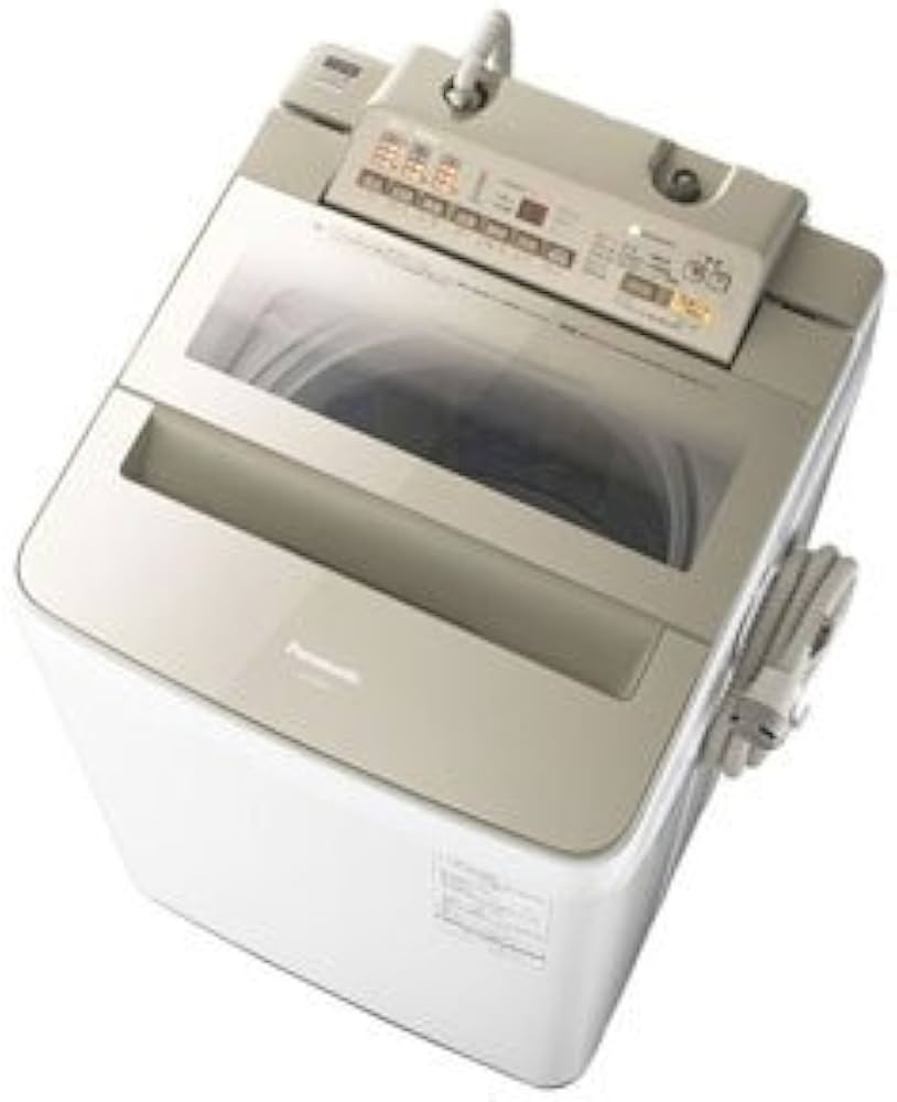 Amazon.co.jp: パナソニック 8kg 全自動洗濯機 乾燥2㎏ シャンパン NA