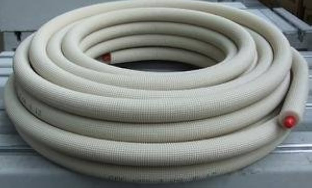 Amazon.co.jp: エアコン配管用被覆銅管 3分 20m シングルコイル