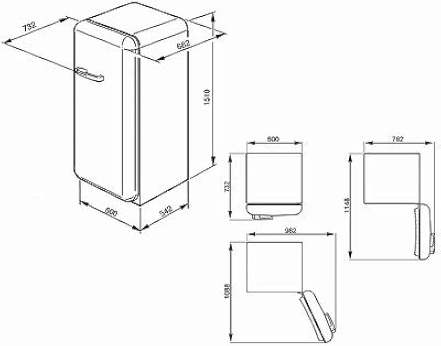 Amazon.co.jp: SMEG（スメッグ）1ドア冷凍冷蔵庫268L ライムグリーン