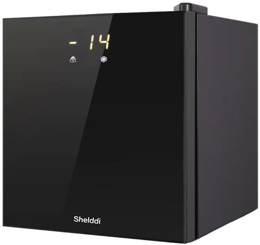 Amazon.co.jp: Shelddi 冷凍庫 小型 家庭用 32L 温度表示 省エネ ミニ