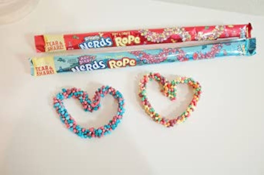 Amazon | Wonka Rainbow Nerds Rope ベリーベリーロープキャンディ