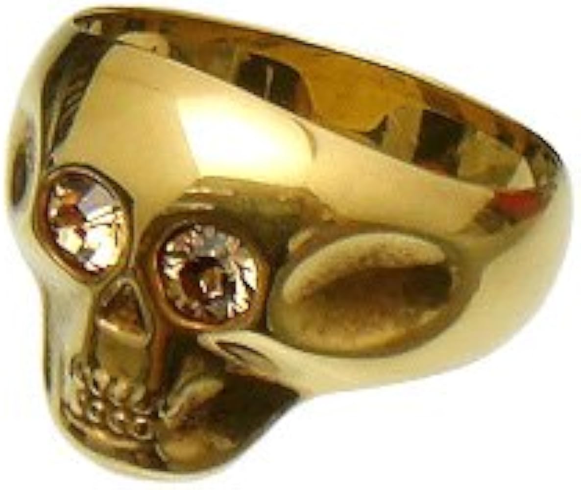 Amazon | amp japan/アンプジャパン 8AH-163G (11号) ゴールド スカル