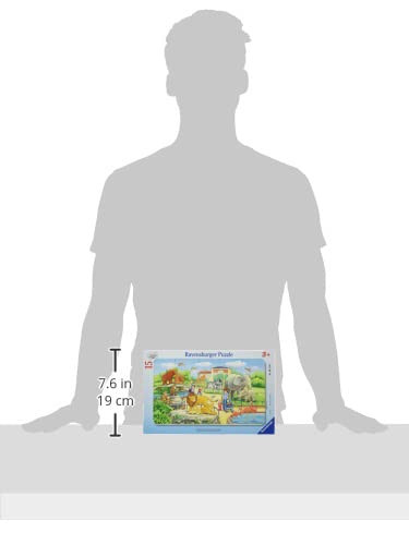 Amazon | Ravensburger ラベンスバーガー パズル 15ピース 動物園へ行