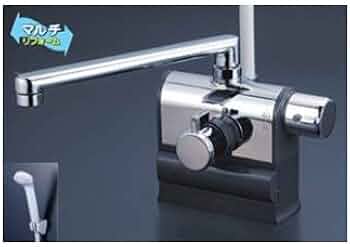 Amazon | KVK デッキ形サーモスタット式シャワー 右ハンドル仕様