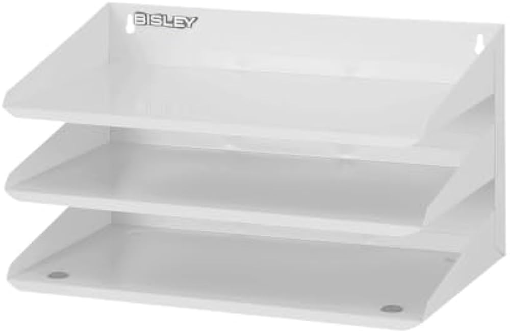 Amazon.co.jp: BISLEY ビスレー 3段 レターラック 【ホワイト