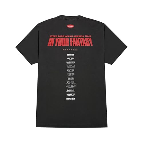 ATEEZ Official Tour Merch Dateback T-Shirt | Amazon.com