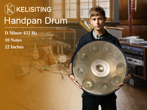 Amazon.com: Handpan Drum 22 Inches D Minor Kurd, 432Hz 10 Notes
