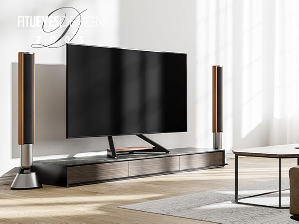 Amazon.co.jp: FITUEYES DESIGN テレビスタンド ロータイプ 55～88