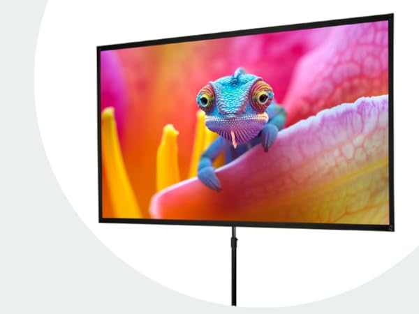 Epson ELPSC21B 80 Inch Portable Tripod Screen, White, V12H002S2Y