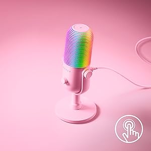 Amazon.co.jp: Razer レイザー Seiren V3 Chroma (Quartz Pink