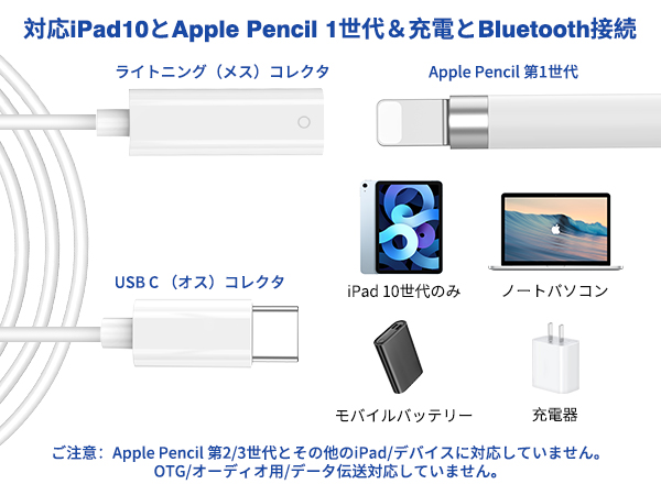 Amazon.co.jp: ApplePencil用 充電ケーブル 1M USB-C - Apple Pencil