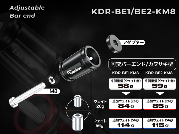 Amazon | Kaedear(カエディア) バーエンド バイク ハンドルバーエンド