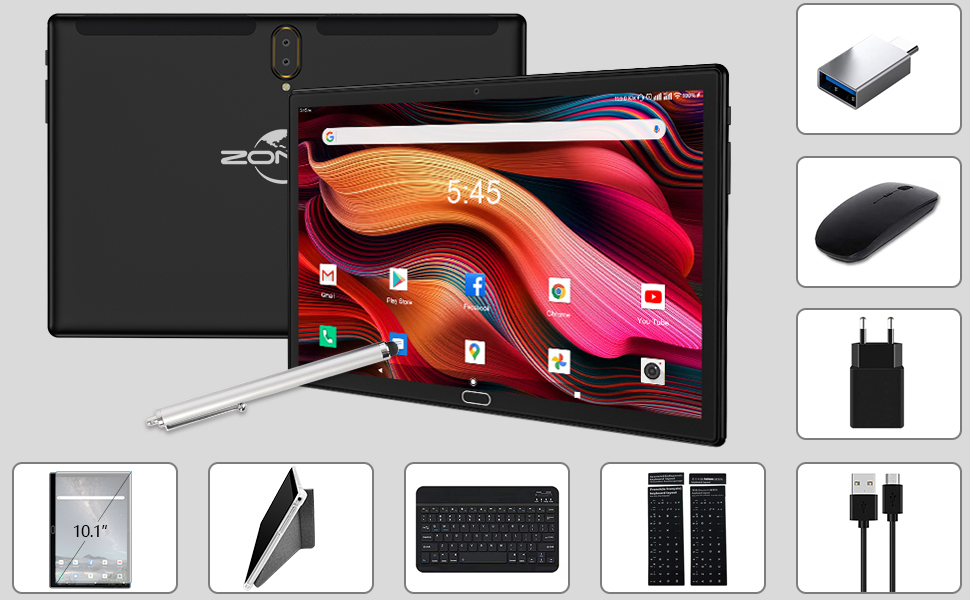 Amazon.co.jp: 【2024 Android 13】タブレット10.1インチWI-FIモデル