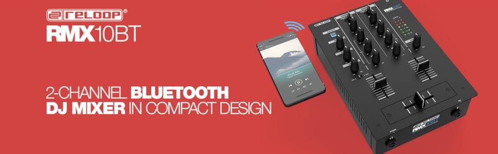 Amazon.com: Reloop Compact Bluetooth DJ Mixer (AMS-RMX-10BT
