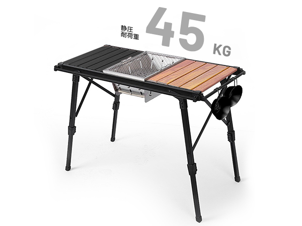 Amazon.co.jp: キャンプテーブル IGTテーブル 折り畳み 高さ無段階調節