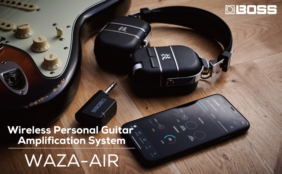 Amazon | BOSS WAZA-AIR ワイヤレス ヘッドホンギターアンプ Bluetooth