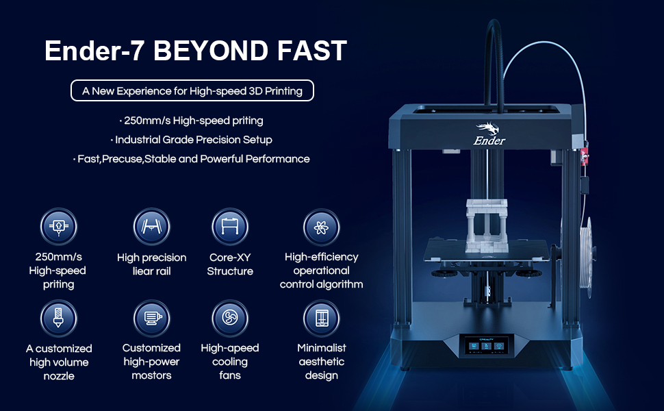 Amazon.co.jp: Creality Ender 7 3D Printer : 産業・研究開発用品