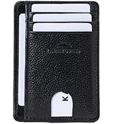 Amazon.com: KARAKORAM LEATHER Handcrafted Front Pocket Credit Card