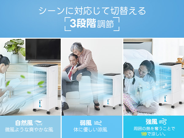 Amazon.co.jp: 冷風機 冷風扇 【2024年新登場 ・冷感アップグレード・1