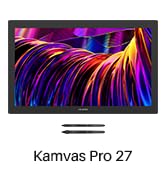 Amazon | HUION 液タブ 液晶タブレット Kamvas Pro 27 (4K) 27型の大