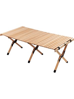 Amazon | Hilander(ハイランダー) ウッドロールトップテーブルEX