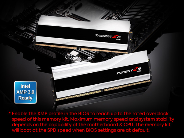 G.SKILL Trident Z5 RGB Series DDR5 RAM (Intel XMP 3.0 & AMD Expo