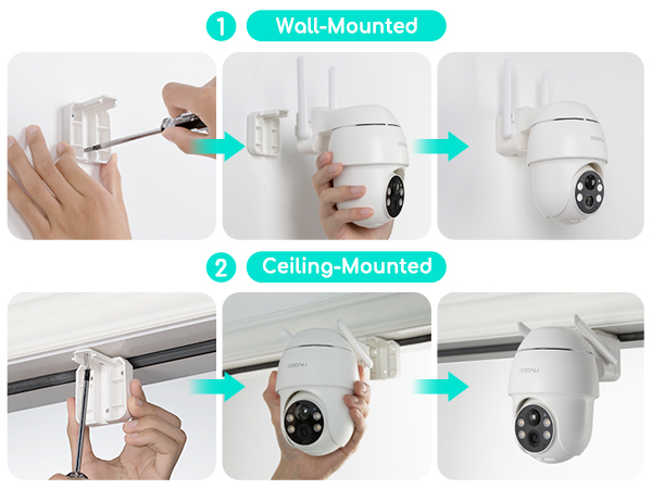 Amazon.com : COOAU Solar Security Cameras Wireless Outdoor,4MP