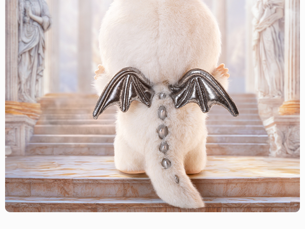 Amazon.com: POP MART The Monsters - Angel in Clouds Vinyl Face