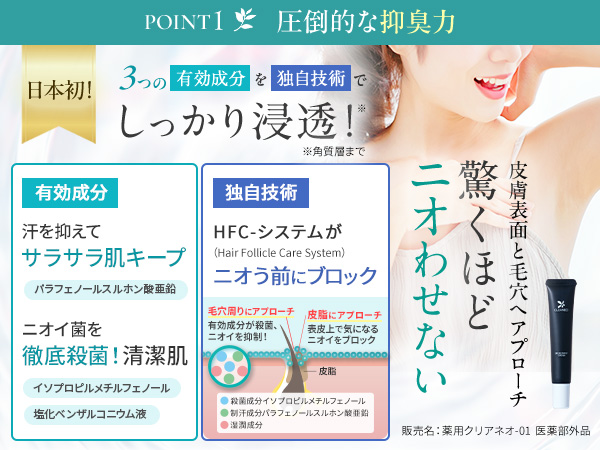 Amazon.co.jp: 【シリーズ累計220万本】 クリアネオ わきがクリーム