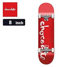 chocolate スケートボード コンプリート 赤 Amazon | Chocolate