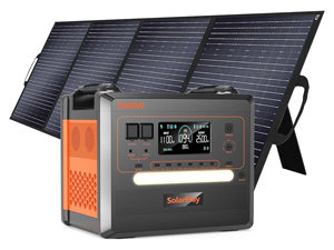 Amazon.co.jp: SolarPlay 2500Wポータブル電源 400W セット 長寿命15年