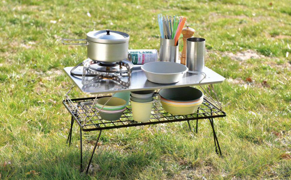 Amazon.co.jp: ユニフレーム フィールドラック ブラック 1台