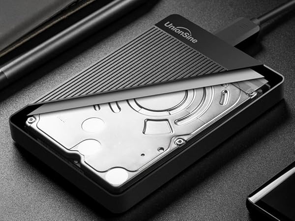 Amazon | UnionSine 500GB 外付け ハードディスク超薄型外付けHDD