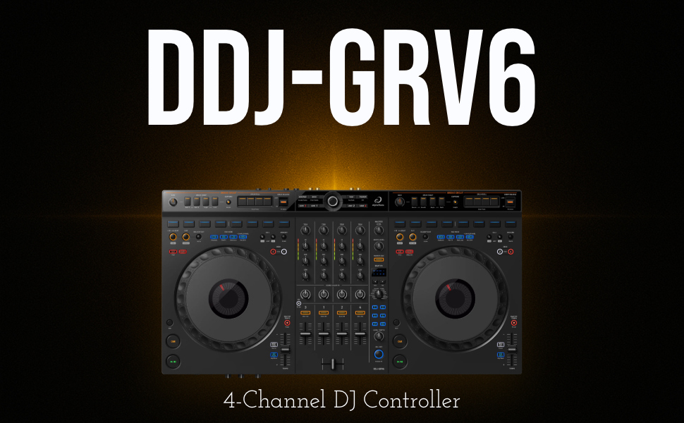 Amazon.com: AlphaTheta DDJ-GRV6 4-Channel DJ Controller with