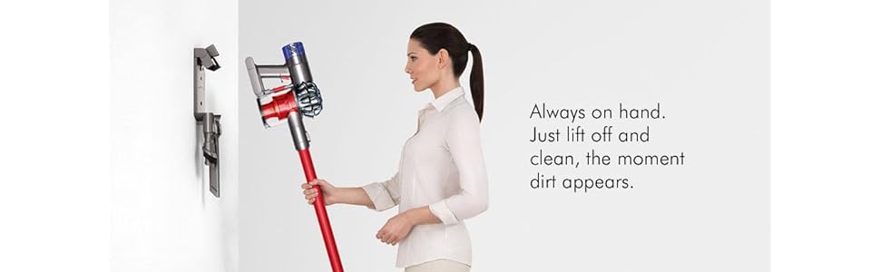 Amazon.com - Dyson V6 Absolute Cordless Stick Vacuum Cleaner, Red