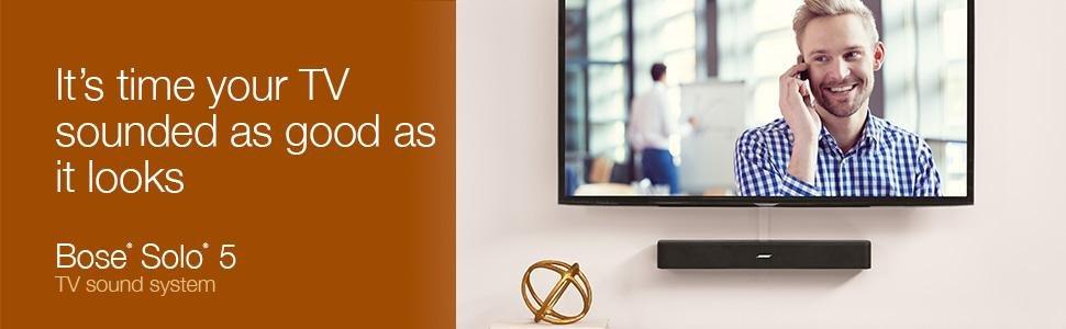Amazon.com: Bose Solo 5 TV Soundbar Sound System with Universal