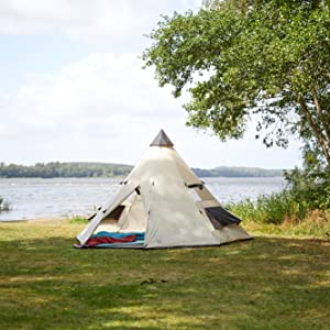 Grand Canyon BLACK FALLS 8 - Round Tent for 8 people | Family Tent